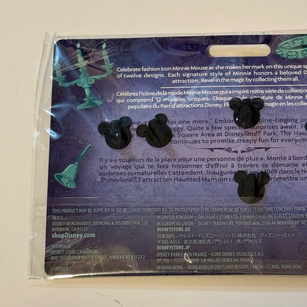 NWT Minnie Mouse: The Main Attraction Pin Set –The Haunted Mansion-LR - Picture 6 of 11